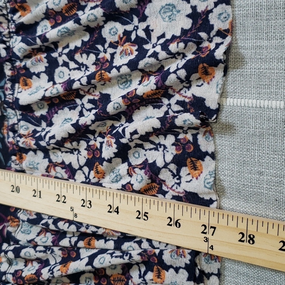 Free People Isabelle Tunic Long Sleeve Floral Top Blogger Fave, Size S - Picture 11 of 13
